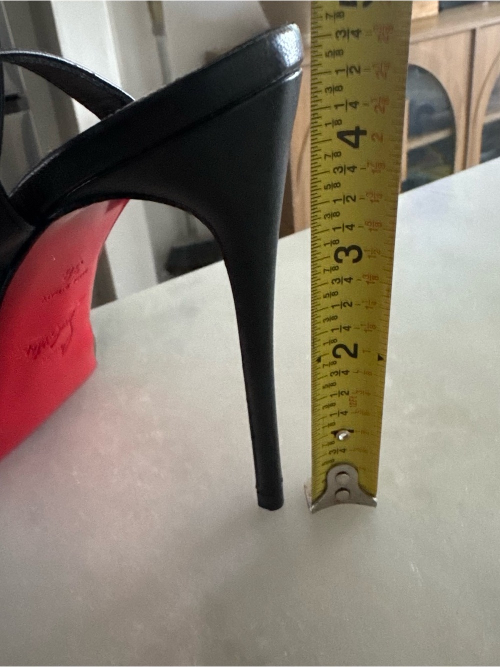 Christian Louboutin Loubi Queen Ankle Strap Sandal Size 38 - Picture 10 of 14